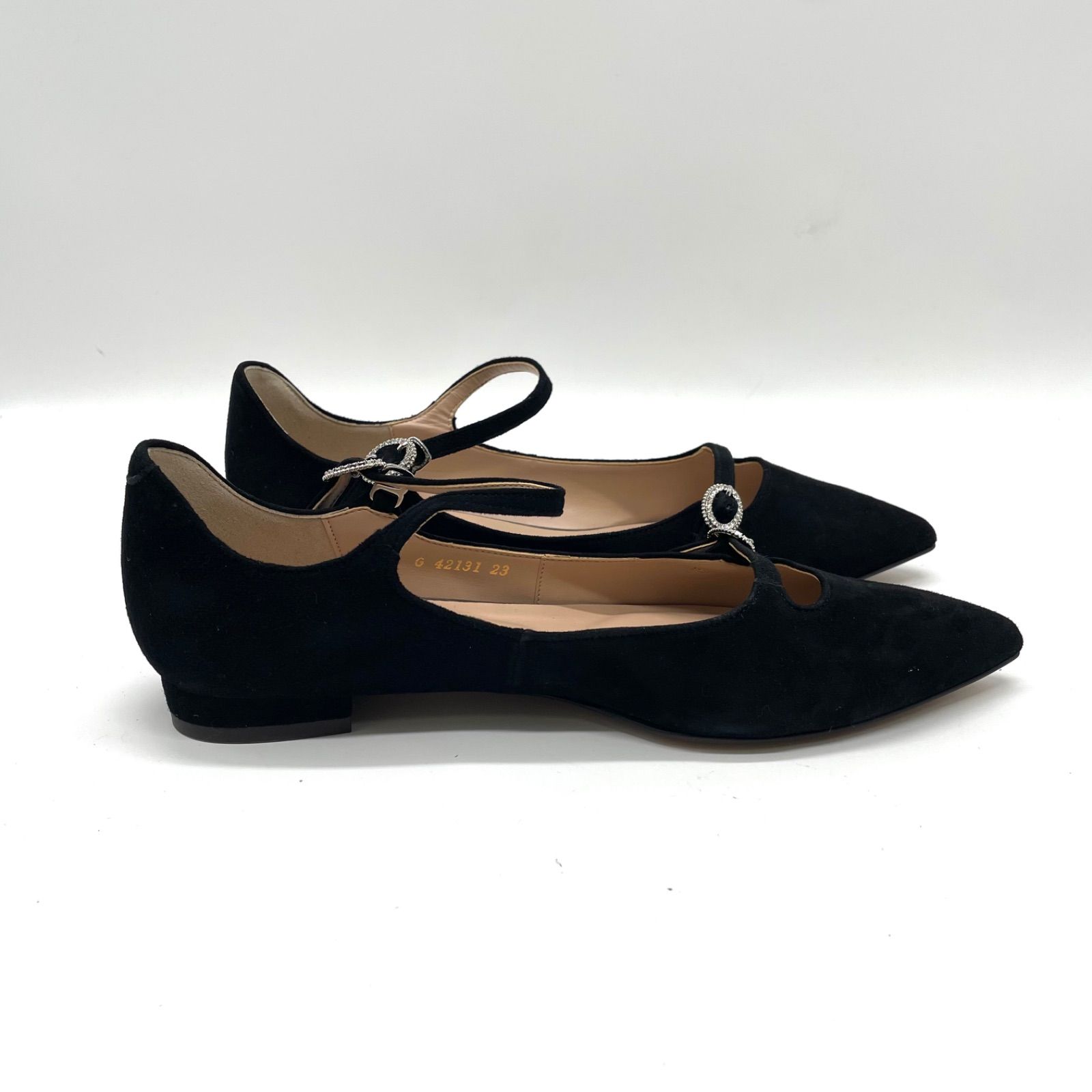 美品✨DIANA ダイアナ フラットシューズ メリージェーン ライン