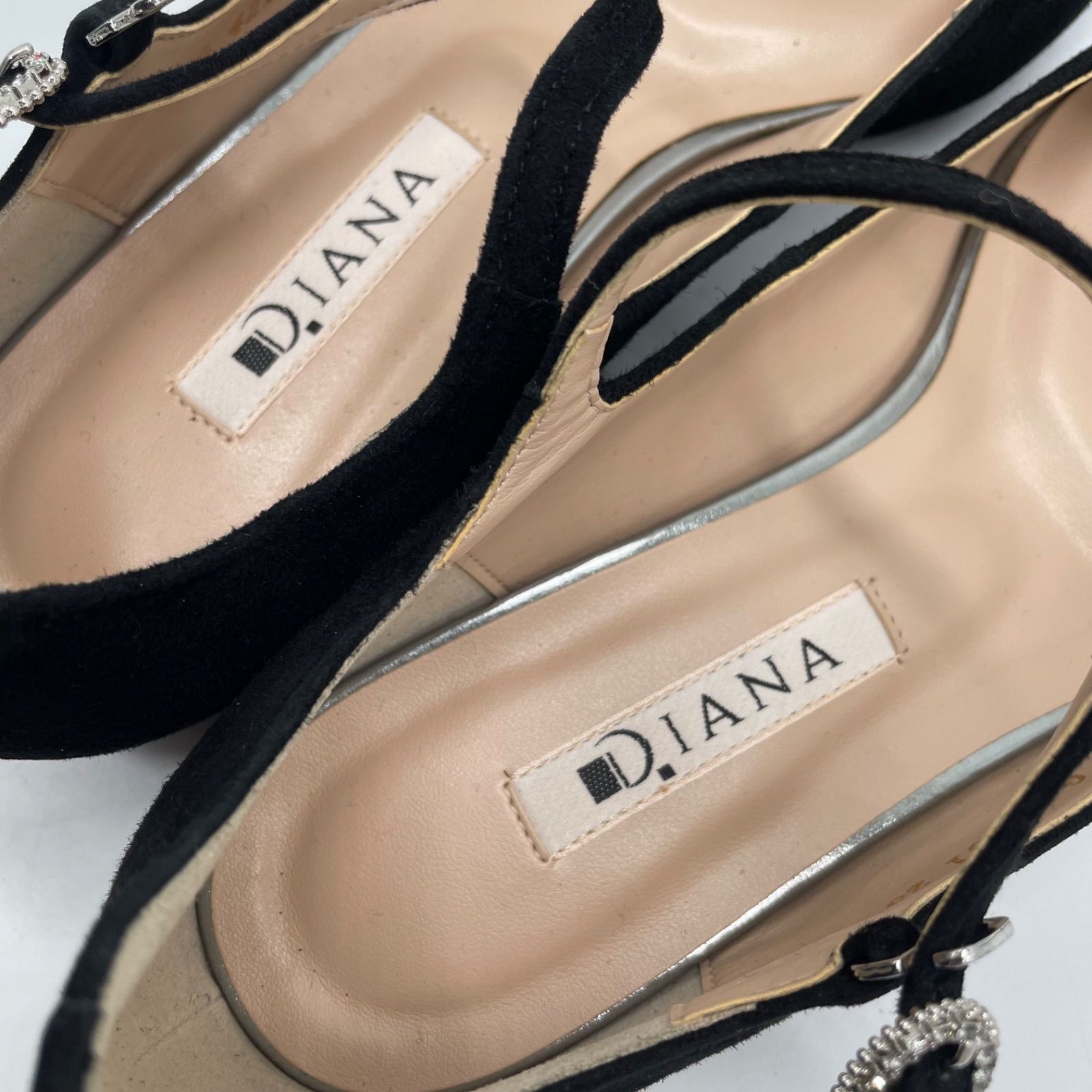 美品✨DIANA ダイアナ フラットシューズ メリージェーン ライン