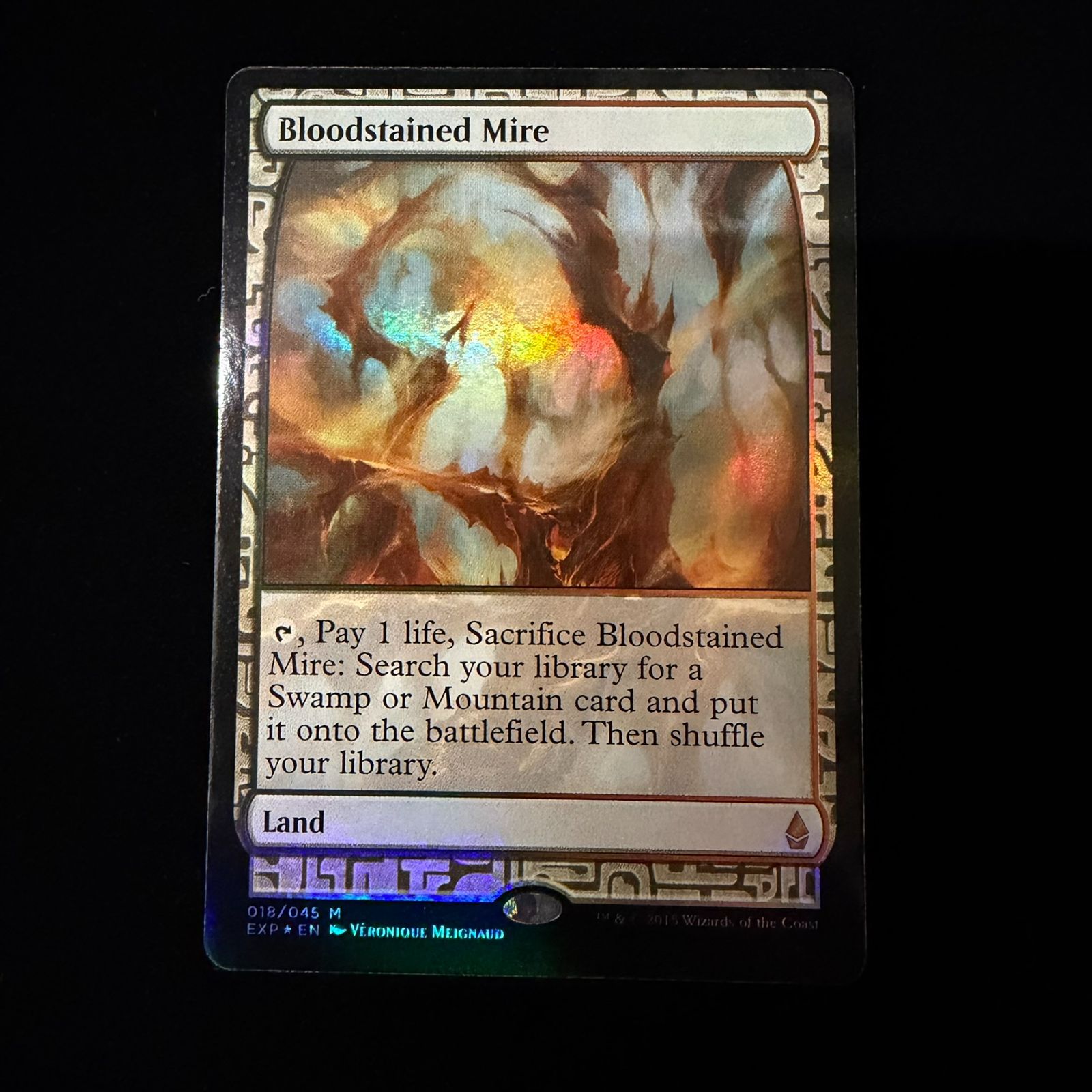 Bloodstained Mire血染めのぬかるみFOIL 018/045MTG - メルカリ