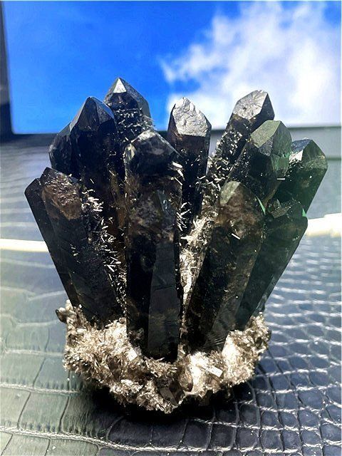 ☆超綺麗高透明度水晶クラスターB87B6/288B34A ☆超綺麗高透明度水晶