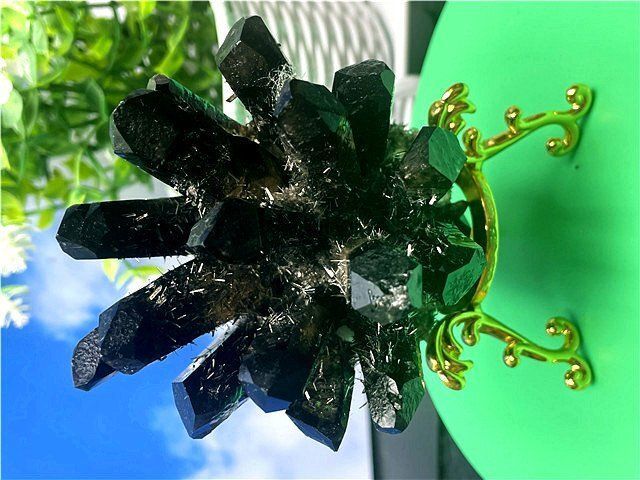 ☆超綺麗高透明度水晶クラスターB88C6/75C10C - メルカリ