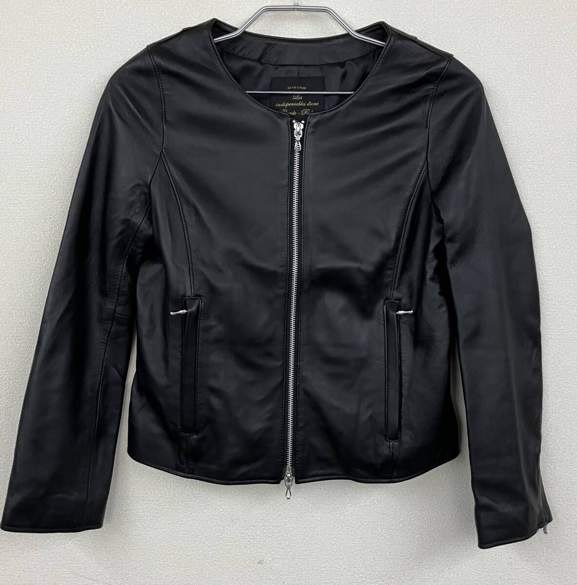 nano universe レザージャケット(サイズ38) 羊革✨38サイズ】ナノ
