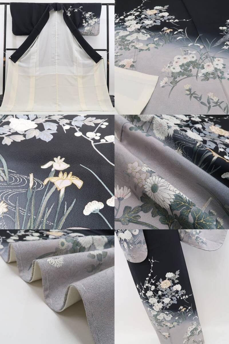 ❁tomihisa❁新品 金駒刺繍 着物 正絹“巡り合う歓び…これから