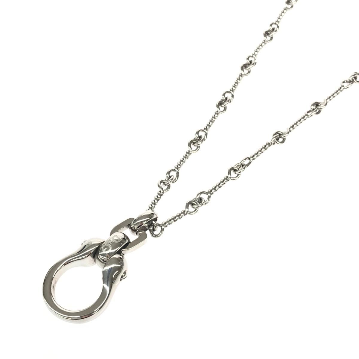 D&G ドルチェ＆ガッバーナ ネックレス アーカイブ シルバーカラー ユニ 