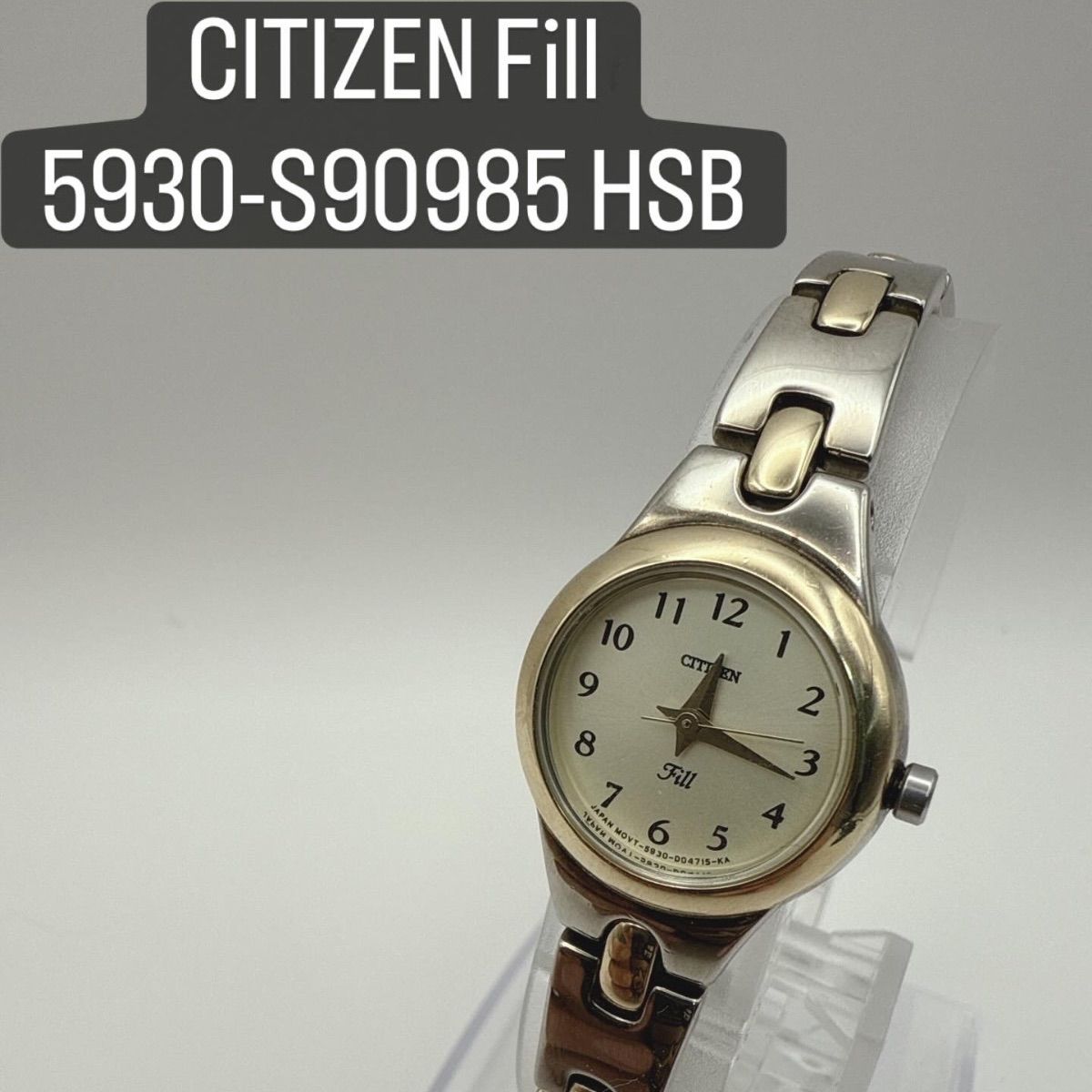 稼働品｜11月新品電池交換】 CITIZEN レディース Fill クォーツ 5930