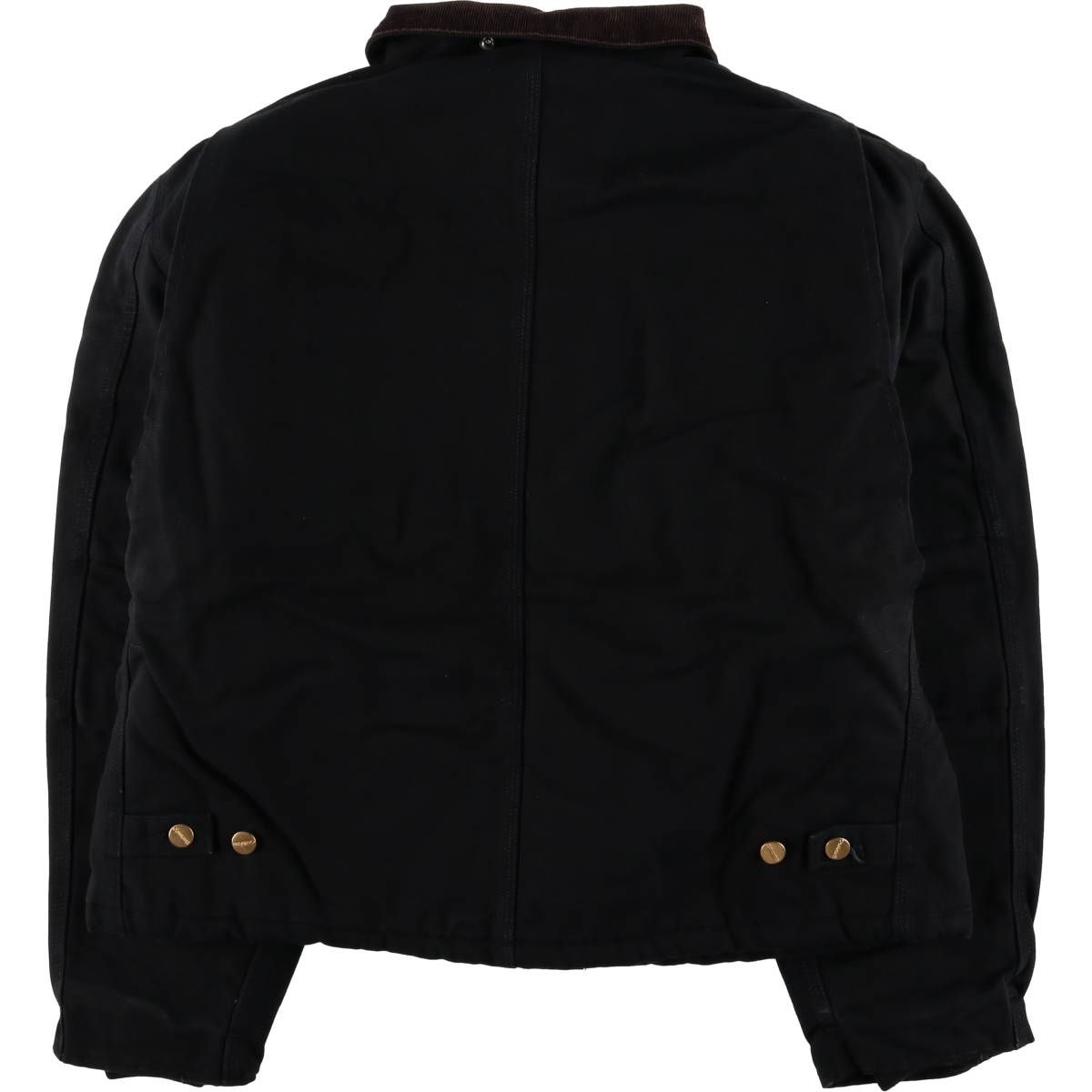 【希少】Carhartt トラディショナルジャケット ブラック USA製 古着 古着 カーハート Carhartt トラディショナルジャケット 中綿入り