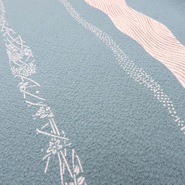 百華❀Y4054◇美品 正絹 手縫い仕立て 雪輪 小紋 着物 単品 - メルカリ