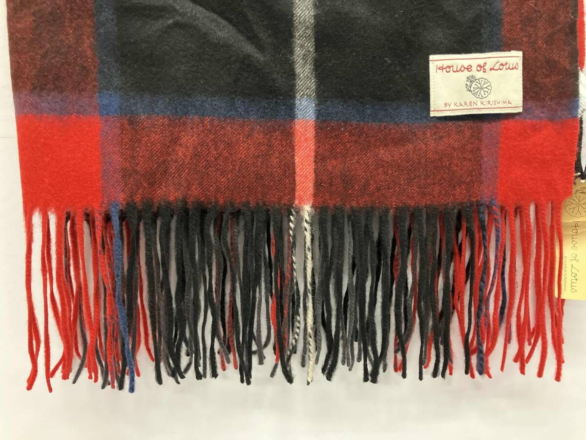 House of Lotus ハウスオブロータス ストール カシミヤ レッド