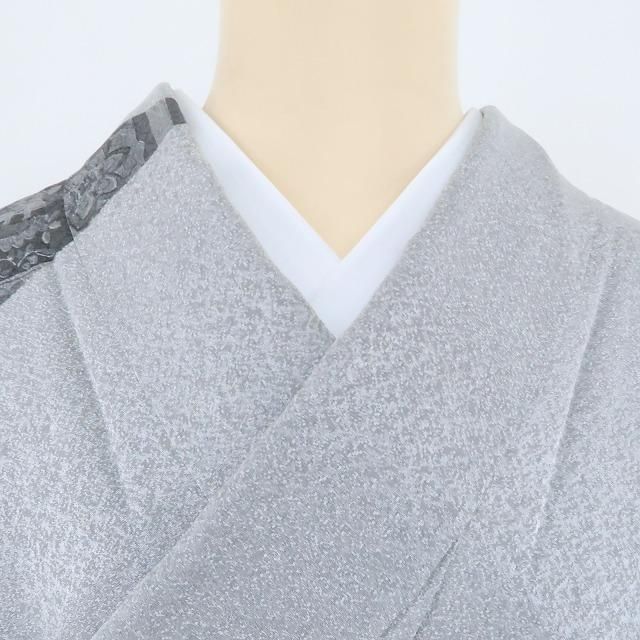 ✾まめ藤✾古都染人 山岡古都 正絹 着物“シックに顔を出す更紗の風