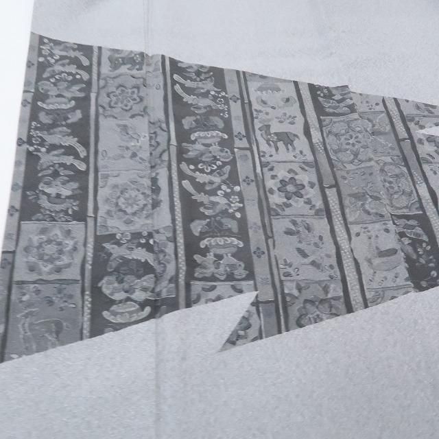 山岡古都 新品 未着用 正絹 小柄な方に お召 訪問着 小紋 ✾まめ藤✾古都染人 山岡古都 正絹 着物“シックに顔を出す更紗の風