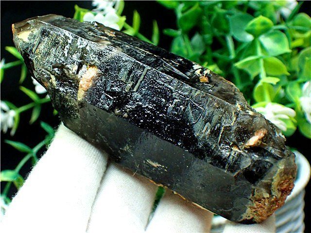 チベット産天然モリオン(黒水晶）原石B87C3/47C01C - メルカリ