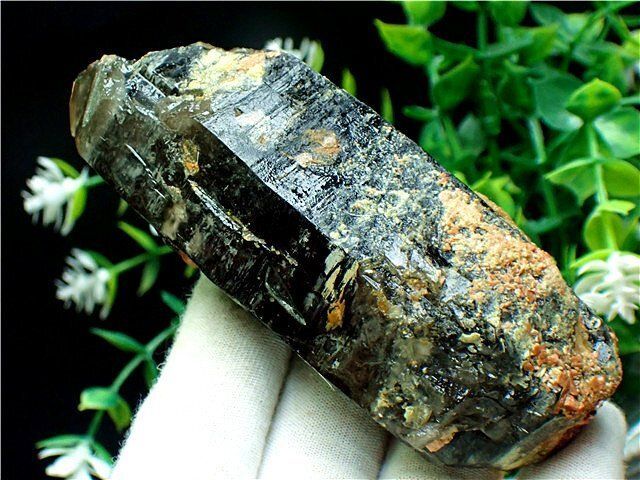 チベット産天然モリオン(黒水晶）原石B87C3/47C01C - メルカリ