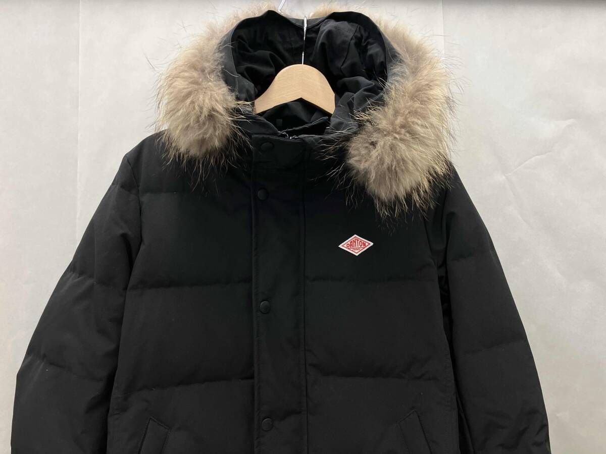 DANTON JD-8744 LAS ダウンコート サイズ36 レディース ブラック