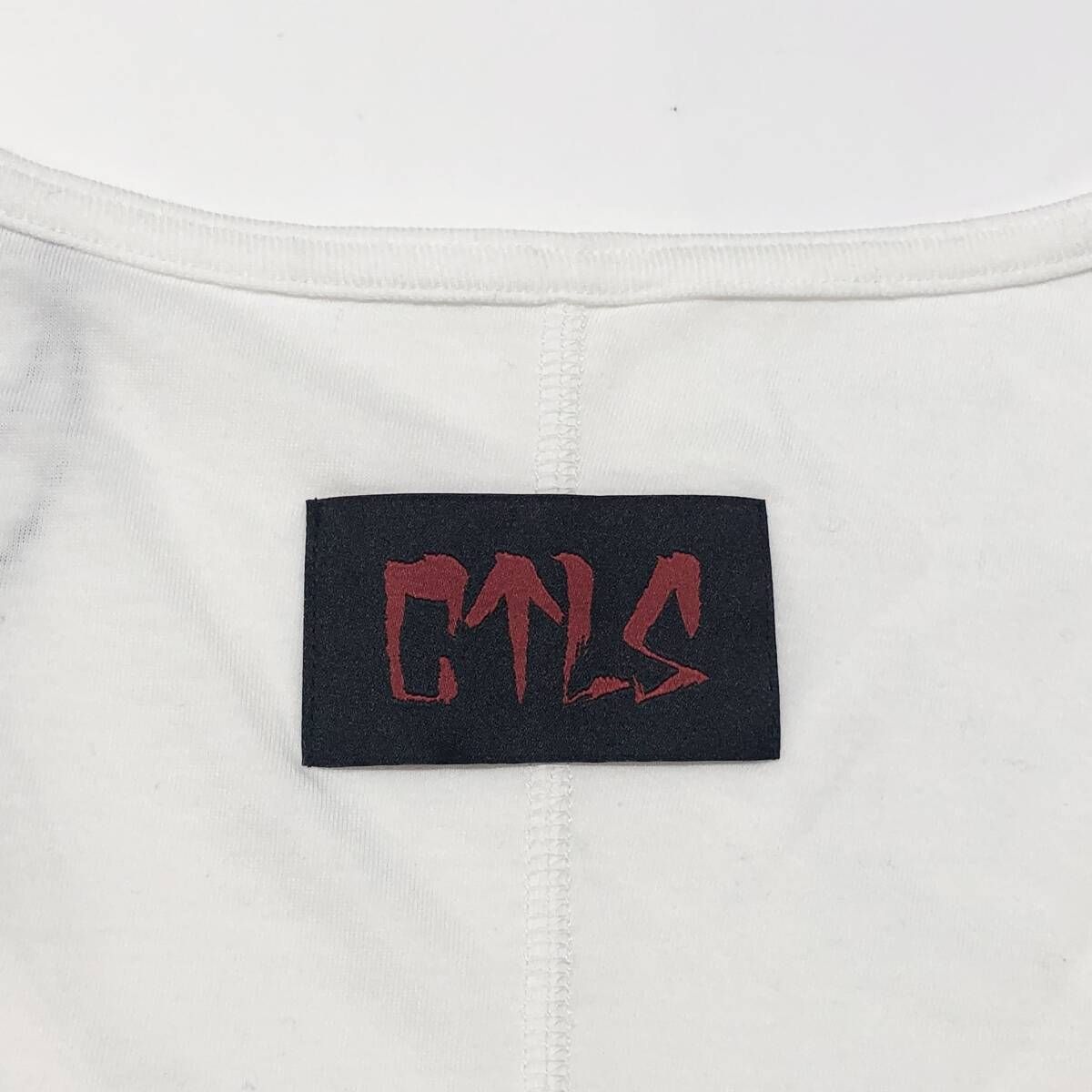 ○★新品未使用　CVTVLIST　ファイヤープリント タンクトップ　1　ホワイト 新品 未使用 CVTVLIST（カタリスト） ファイヤープリント タンクトップ