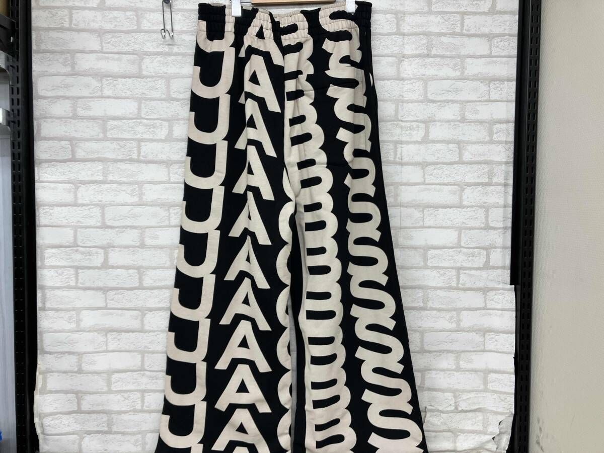 MARC JACOBS マークジェイコブス スウェットパンツ モノグラム ロゴ ブラック レディース メンズ ユニセックス M
