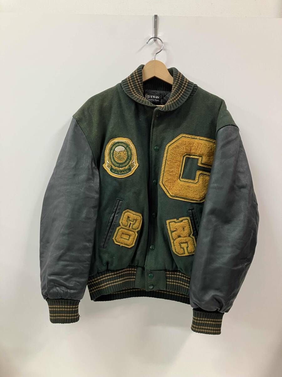 BUTWIN バトウィン スタジャン スタジアムジャンパー 80s 黒タグ