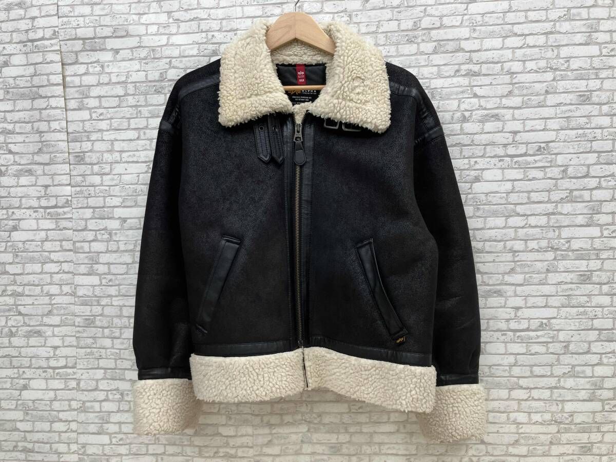 SNIDEL × ALPHA スナイデル × アルファ B-3 ボアジャケット swf