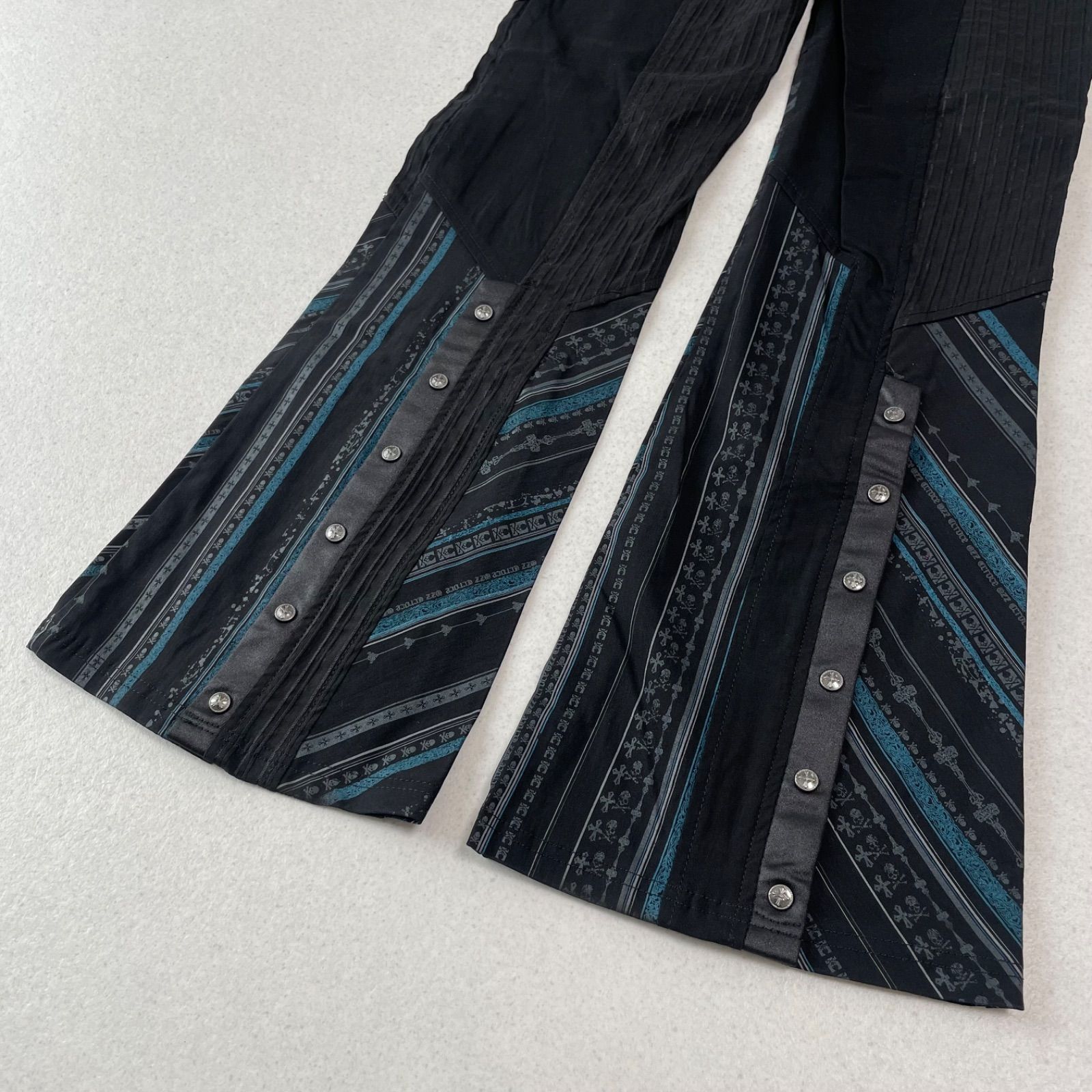 Y2K パンク Ozz Croce オッズクローチェ ギミック フレアパンツ ブーツ