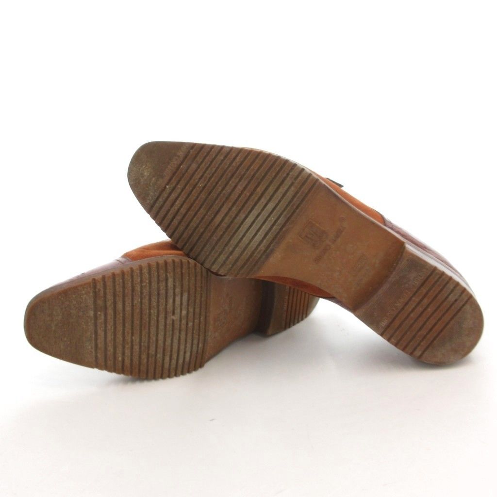 BRUNO MAGLI ブルーノ・マリ　シングルモンク　ブラウン　25センチ ブルーノマリ BRUNO MAGLI ローファー シューズ モンクストラップ