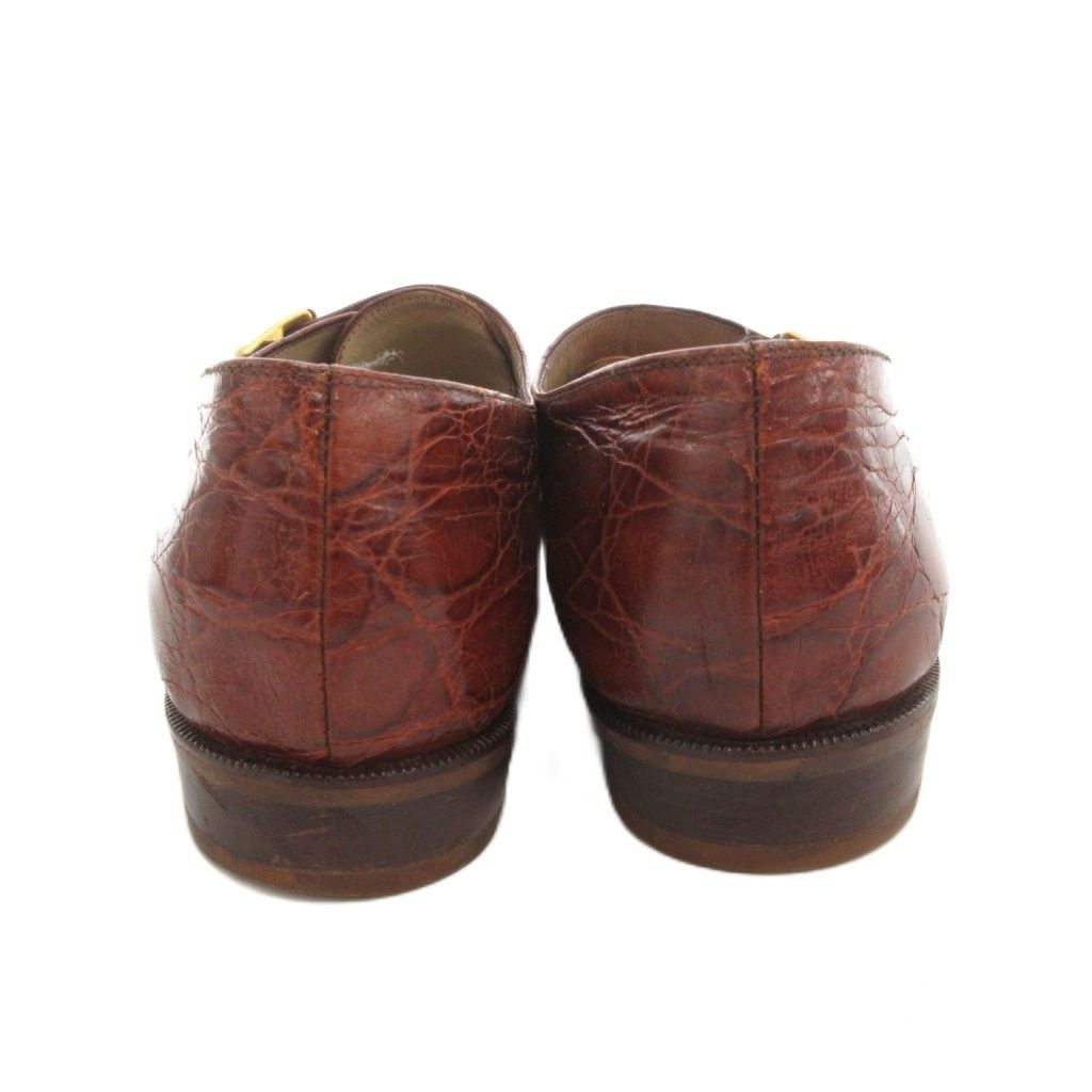 BRUNO MAGLI ブルーノ・マリ　シングルモンク　ブラウン　25センチ ブルーノマリ BRUNO MAGLI ローファー シューズ モンクストラップ