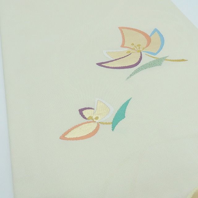 百華❀O-161◇新品 正絹 着物 西陣織 タグ付 名古屋帯 - メルカリ