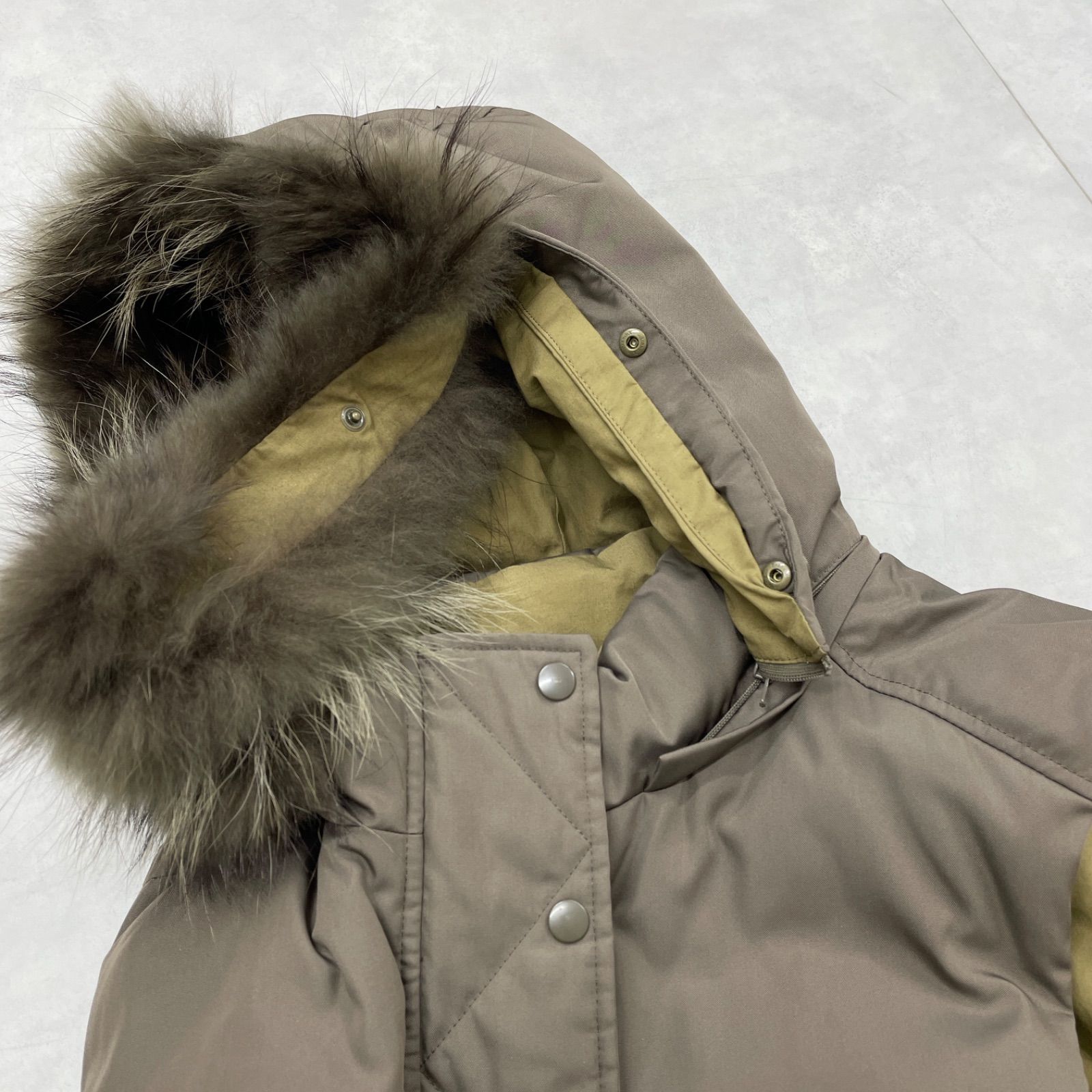 23区 ニジュウサンク ダウンベスト フード ファー 大きいサイズ