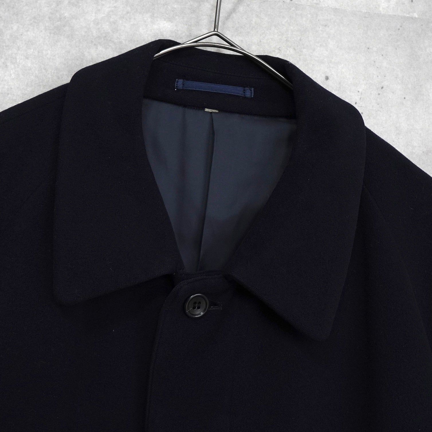 イヴ サンローラン ヴィンテージ ウールコート ステンカラーコート