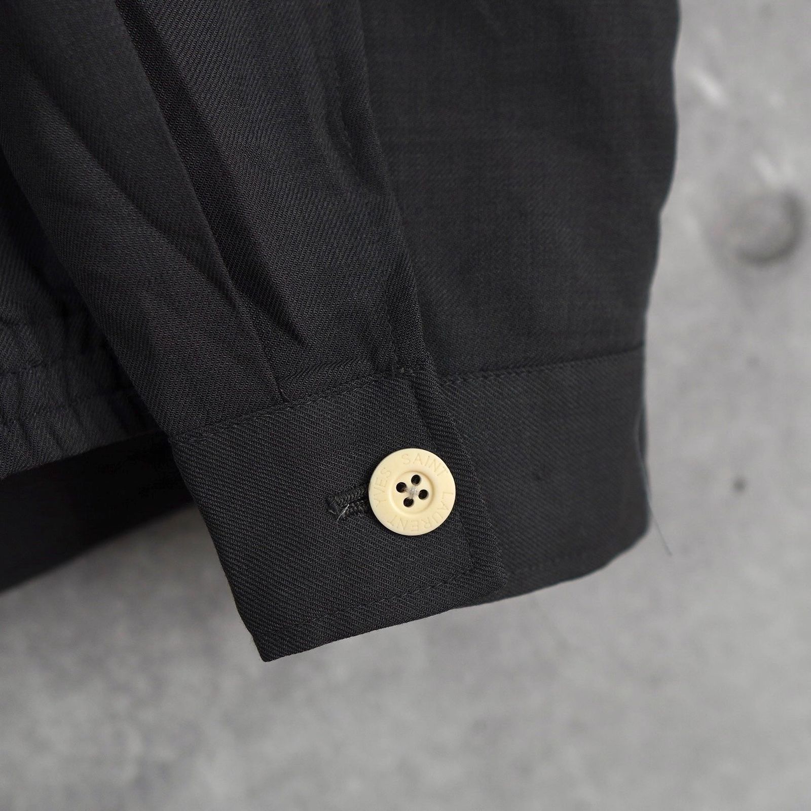 Yves Saint Laurent ブルゾン グレー YVES SAINT LAURENT pour homme イブサンローラン ブルゾン チェック