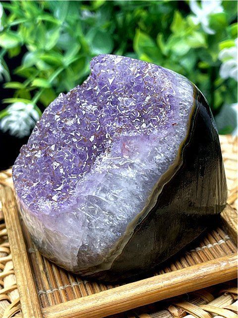 AAA級家庭円満◇ウルグアイ産天然アメジスト原石クラスターB87G3/41G22C