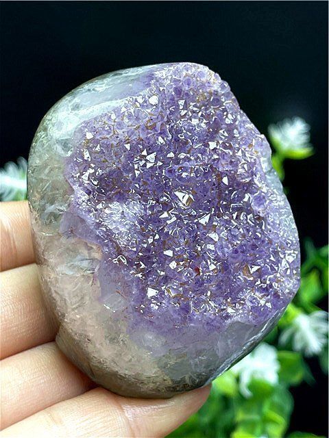 AAA級家庭円満◇ウルグアイ産天然アメジスト原石クラスターB87G3/41G22C