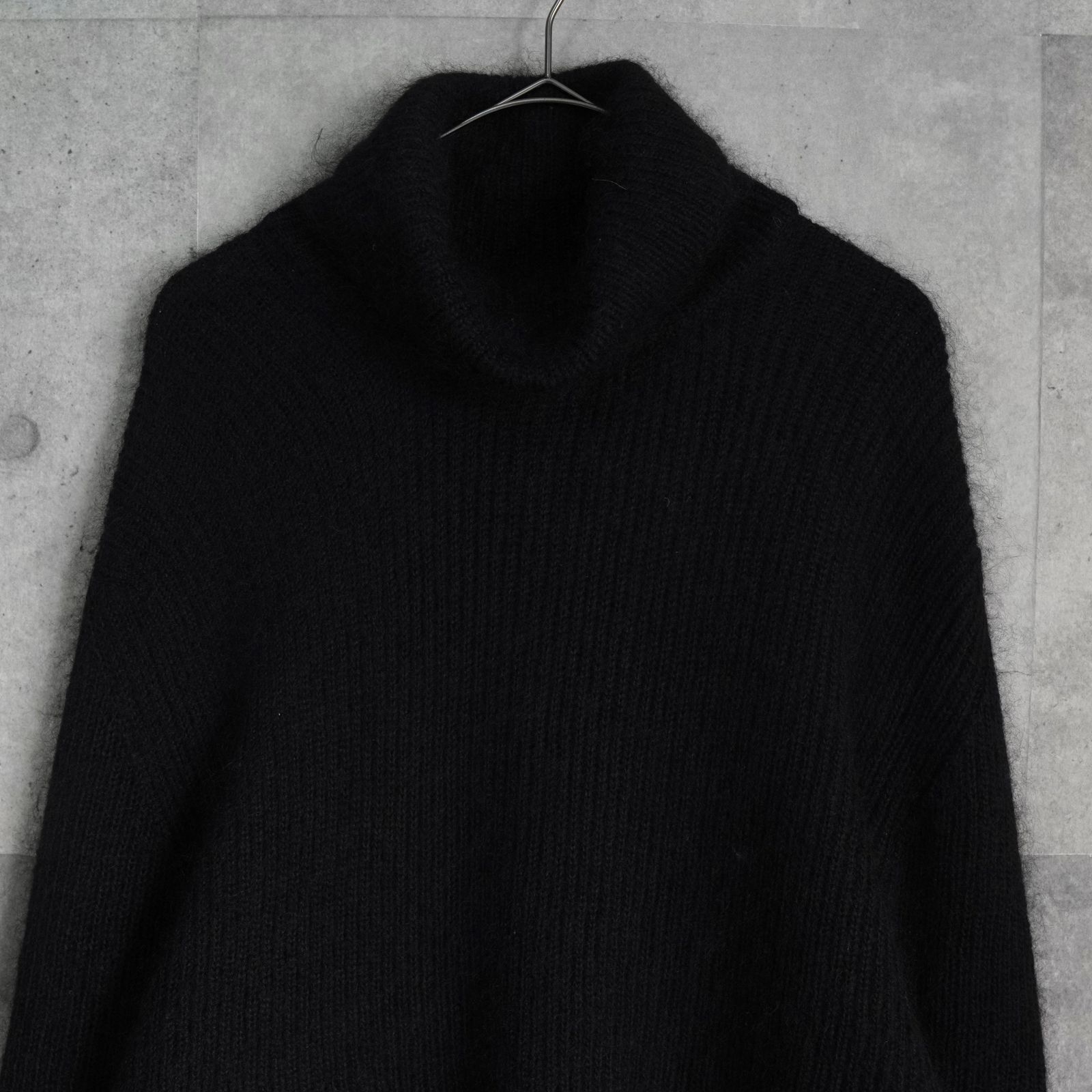 イッセイ ミヤケ アーカイブ モヘア シャギー タートルネック ニット