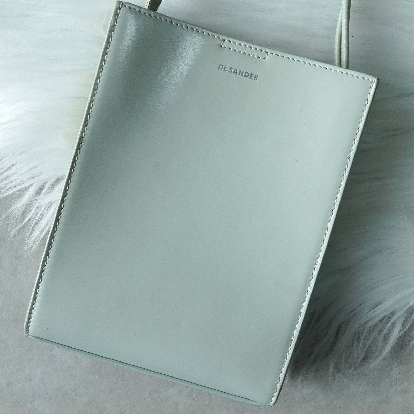 ジルサンダー タングル スモール レザー ショルダーバッグ ミント