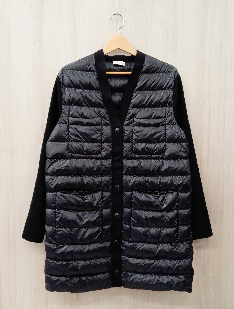 MONCLER モンクレール ダウンジャケット 8 ロングダウンジャケット ブラック Mサイズ