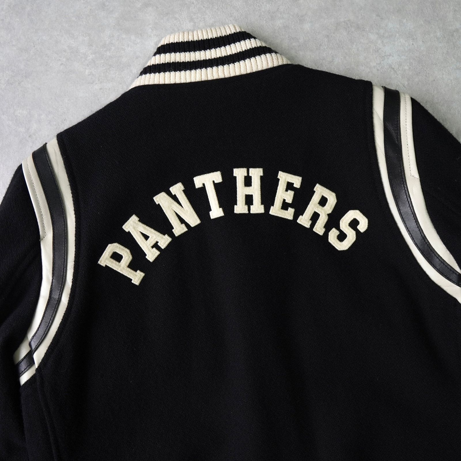 レザー切り替え ウール