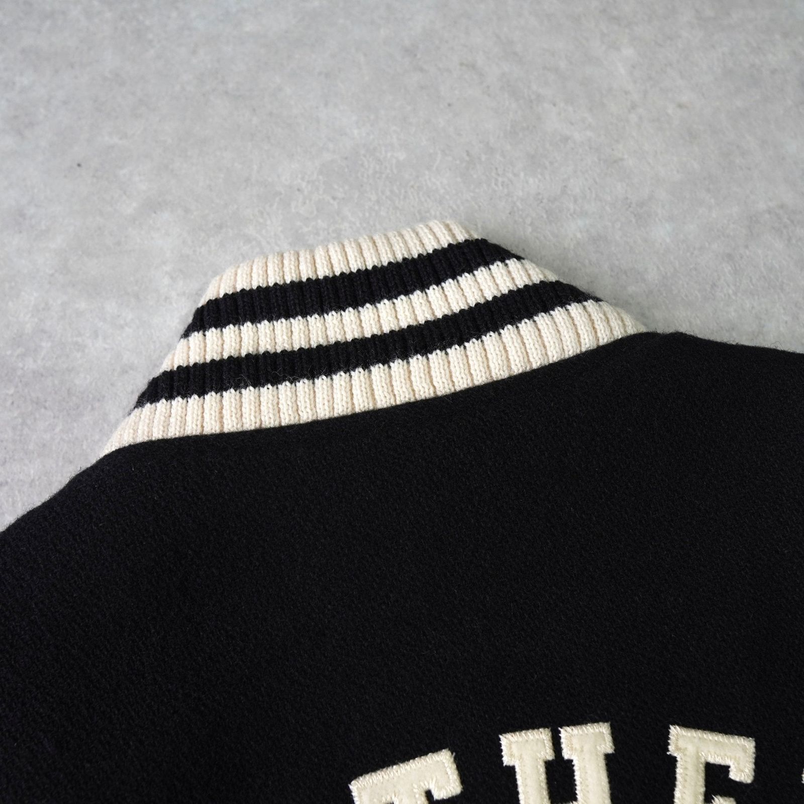 レザー切り替え ウール