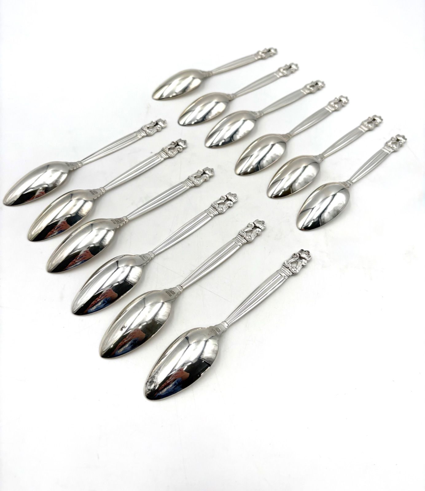 ジョージジェンセン　ACORN デザート/ティースプーン スターリングシルバー ジョージジェンセンACORN デザート/ティースプーン スターリングシルバー