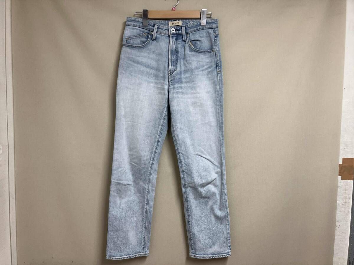 YANUK × MAYUMI SADA ヤヌーク×マユミ サダ BLOOM DENIM ブルームデニム ジーンズ 57103501 サイズ25 アイスブルー