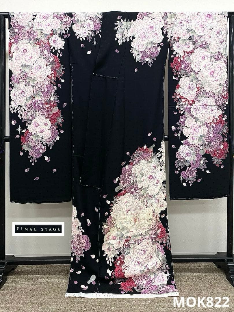振袖 仮絵羽 ファイナルステージ 未仕立て品 八掛付き MOK822 - メルカリ