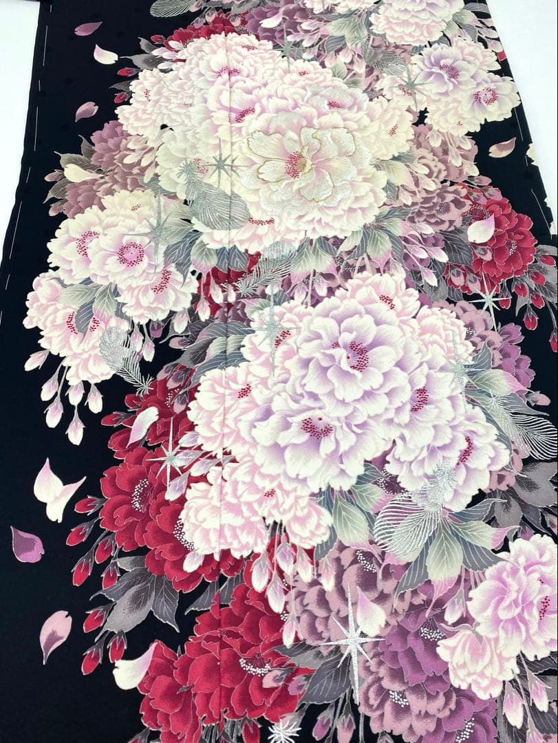 振袖 仮絵羽 ファイナルステージ 未仕立て品 八掛付き MOK822 - メルカリ