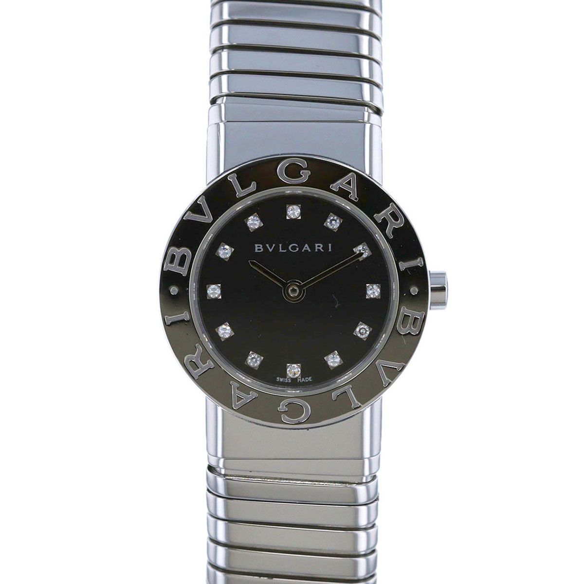 BVLGARI ブルガリ ブルガリブルガリ トゥボカス 12P ダイヤ 腕時計