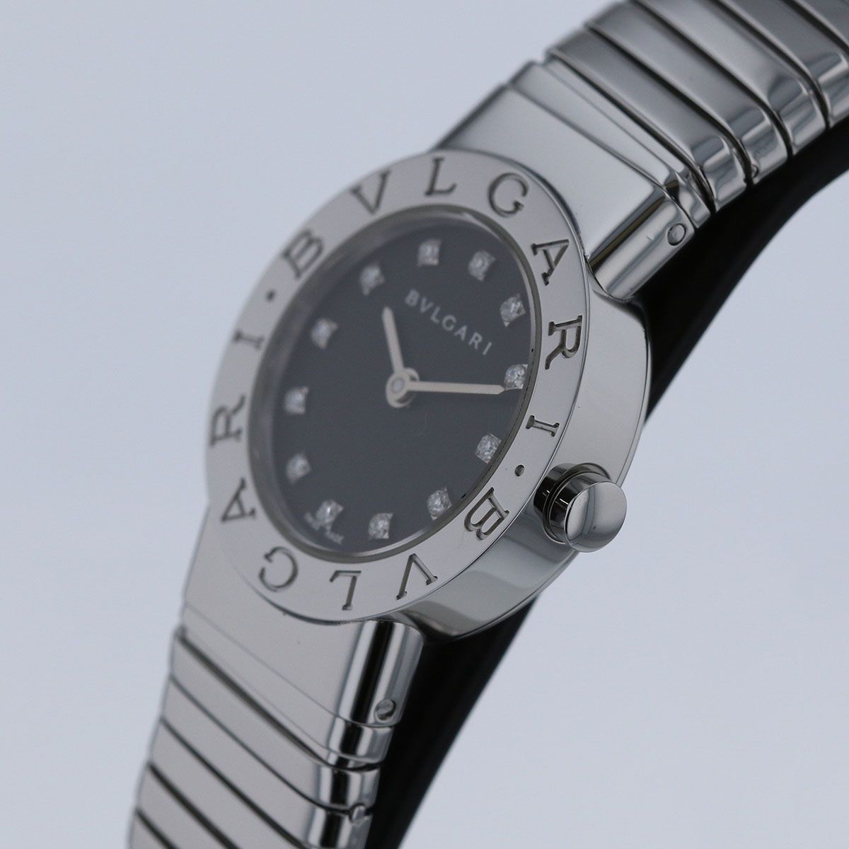 BVLGARI ブルガリ ブルガリブルガリ トゥボカス 12P ダイヤ 腕時計