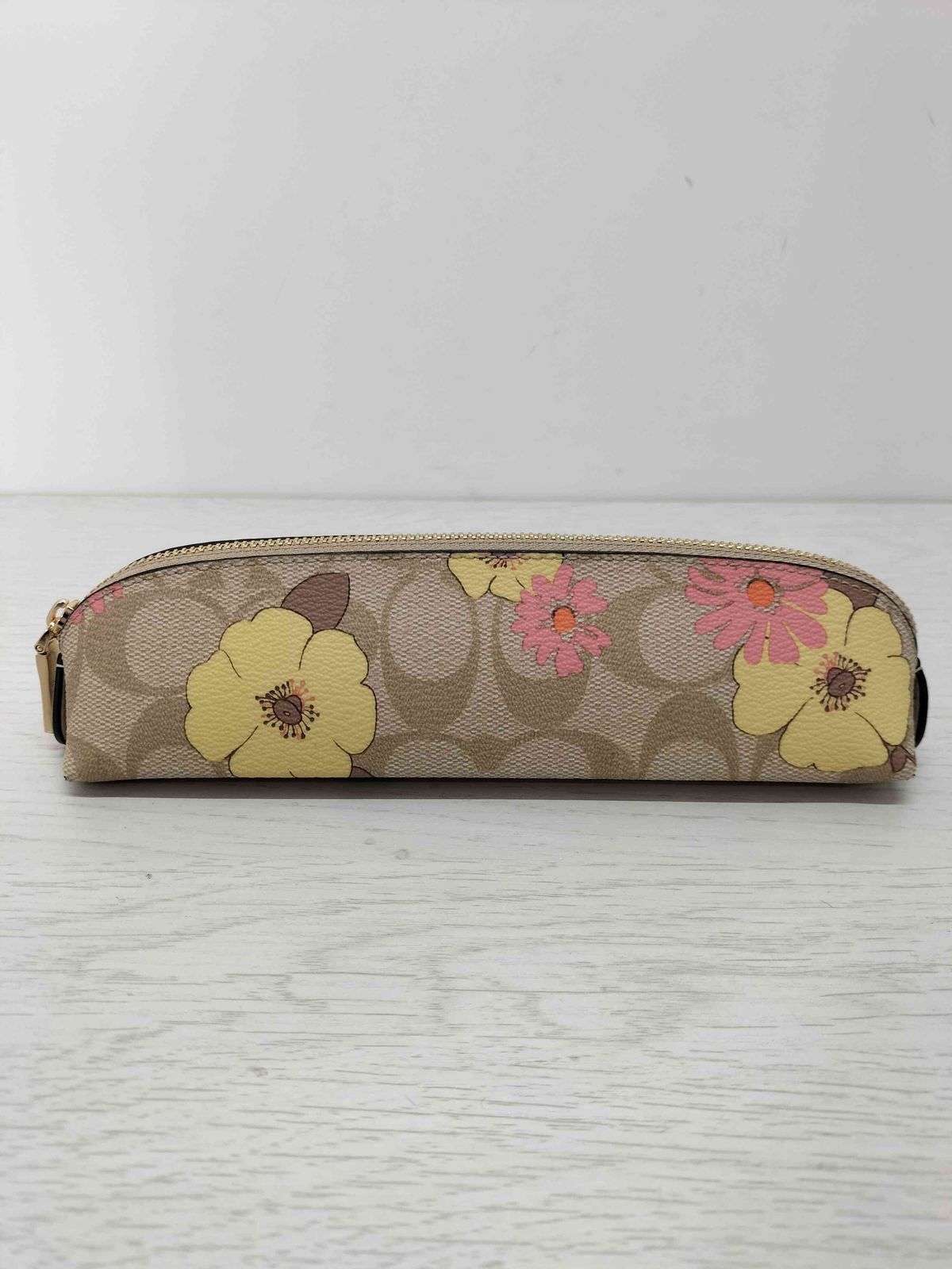 コーチ COACH シグネチャー フローラルクラスター柄 ペンケース