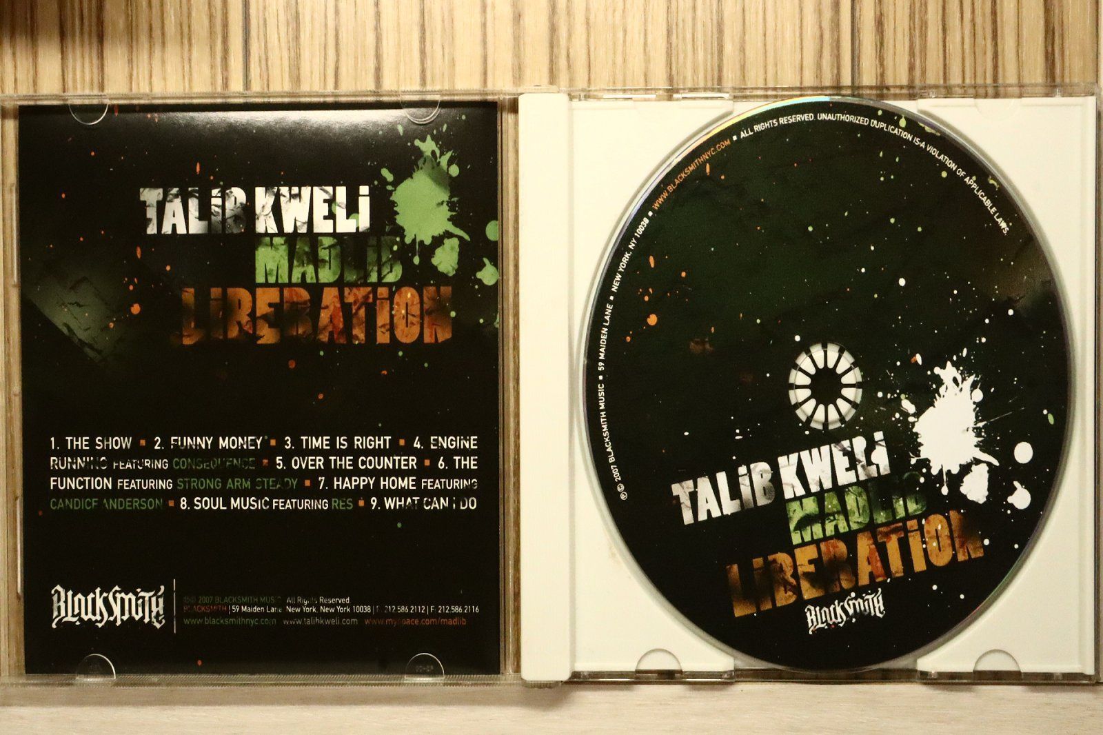 中古CD☆タリブ・クウェリ&ハイ-テック/Talib Kweli Hi-Tek