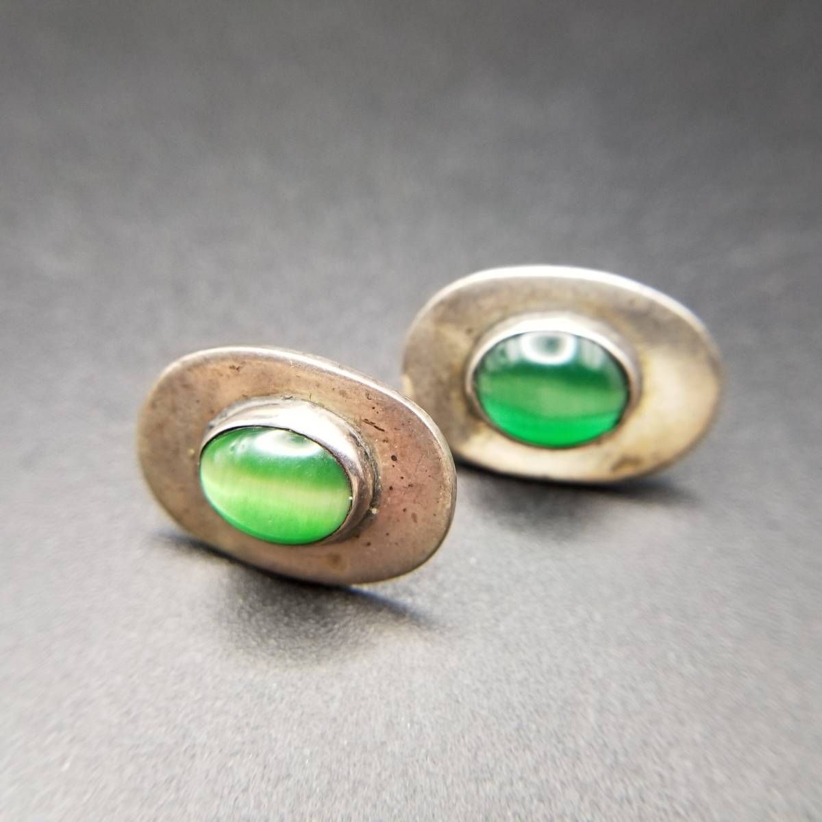 メキシコ TAXCO タスコ エメラルドグリーン オーバル デザイン 925