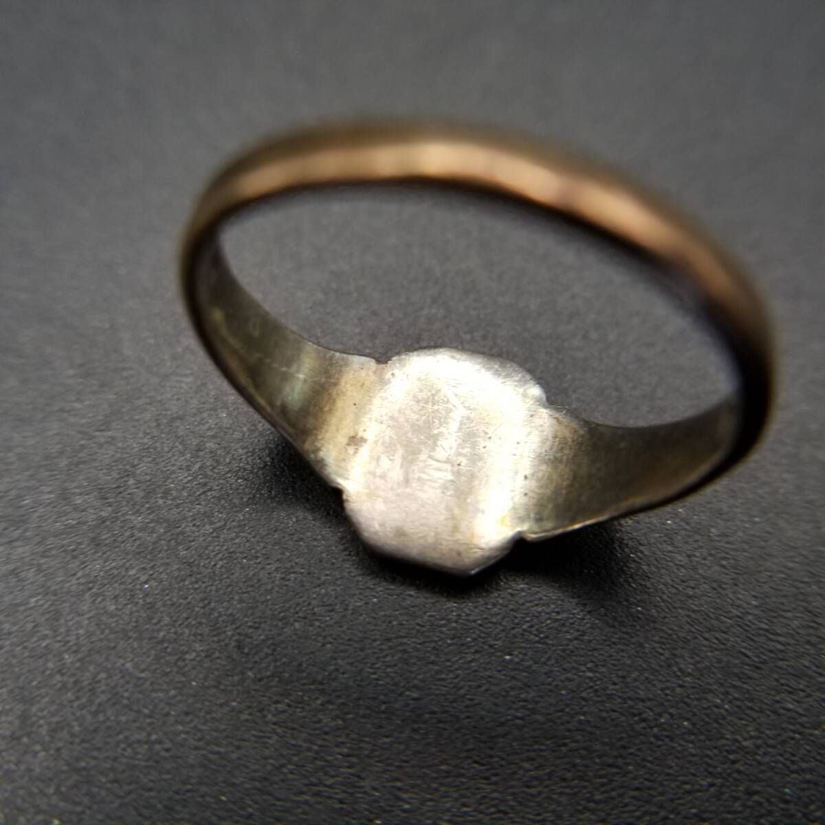 JHW社製 英国 ヴィンテージ アールデコ 八角形 エッチング 925