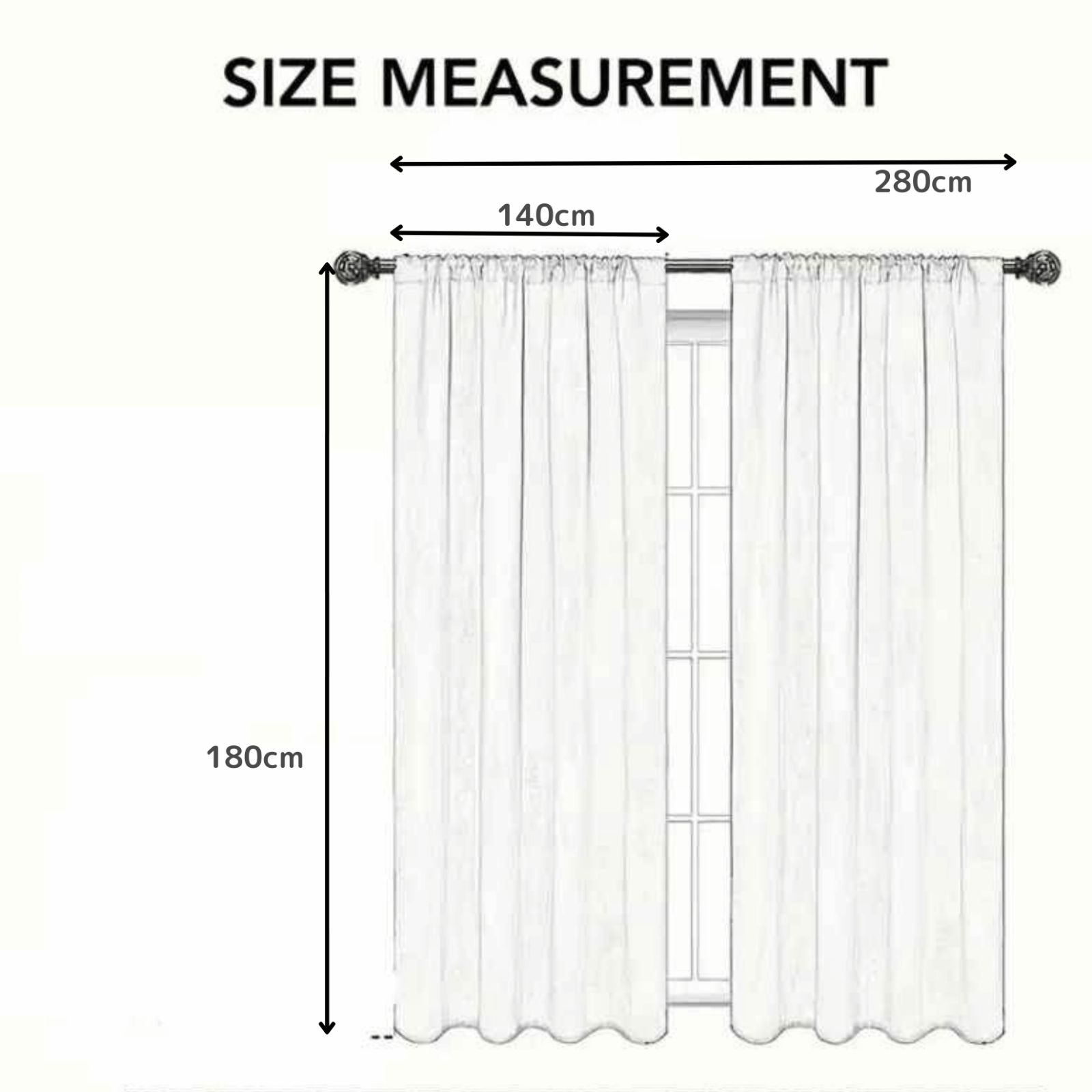 フランスアンティーク調レースカーテン【2枚1組】横幅約280cm×丈幅約