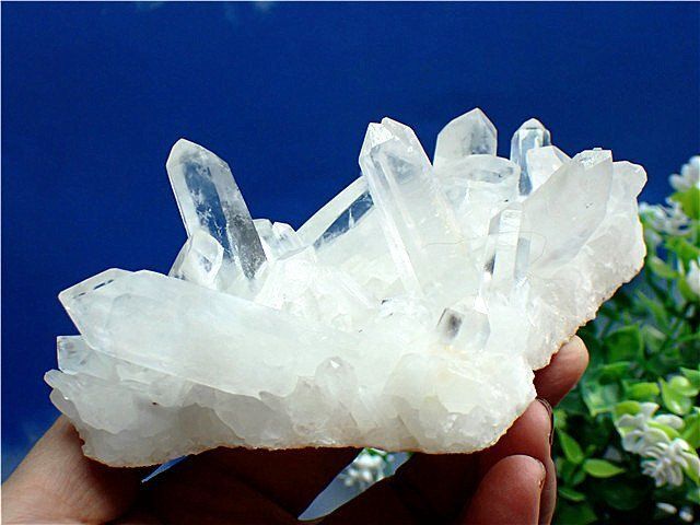 インテリア小物 1209G 超強いパワーヒマラヤ産天然水晶クラスターB0630