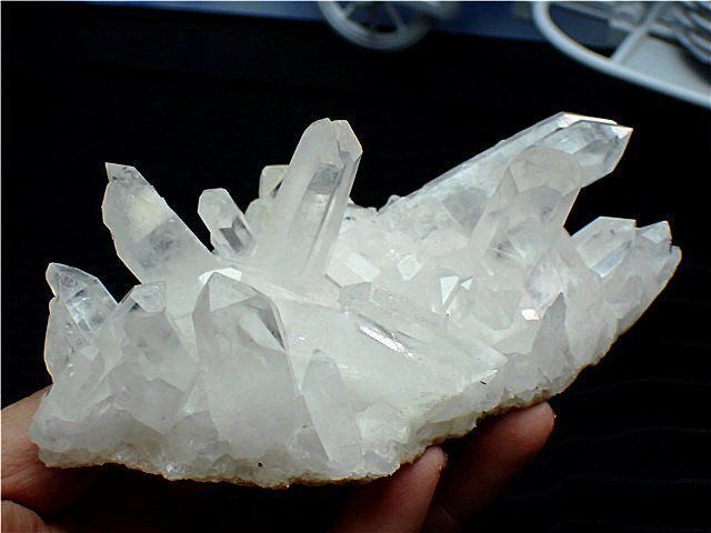 インテリア小物 1209G 超強いパワーヒマラヤ産天然水晶クラスターB0630