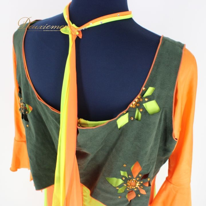 社交ダンス 衣装 スタンダード ドレス ワンピース ステージ衣装 女性用