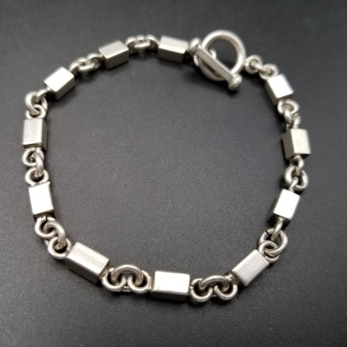 ブロック ボックスチェーン リンク 925 シルバー ヴィンテージ